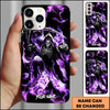 Maxcorners Billiards Grim Reaper 8 Ball Multicolor Personalized Name 3D Phone Case