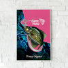 Maxcorners Crappie Fishing Hook Strike Art Personalized Name 3D Poster