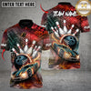 Maxcorners Full Throttle Frame Bowling Multicolor Customized Name, Team Name 3D Shirts