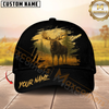 Maxcorners Black Hunter Personalized Name Cap