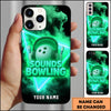 Maxcorners Bowling Sounds Ball Headphones Multicolor Personalized Name 3D Phone Case