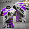 Maxcorners Bowling Funny Cartoon Graffiti Multicolor Customized Name, Team Name 3D Shirts