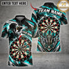 Maxcorners Darts & Dartboard Skull Strike Graphic Multicolor Customized Name, Team Name 3D Shirts