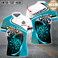 Maxcorners Darts Jersey Mutilcolor Options Personalized Name, Team Name 3D Polo Shirt