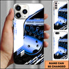 Maxcorners Bowling Gold Crown Ball Luxury Design Multicolor Personalized Name 3D Phone Case