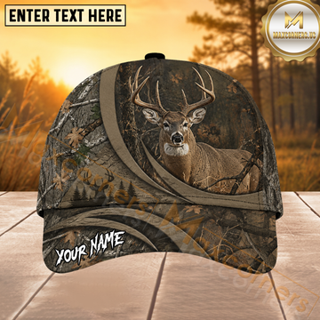 Maxcorners Deer Hunting Mountain Lace Personalized 3D Cap