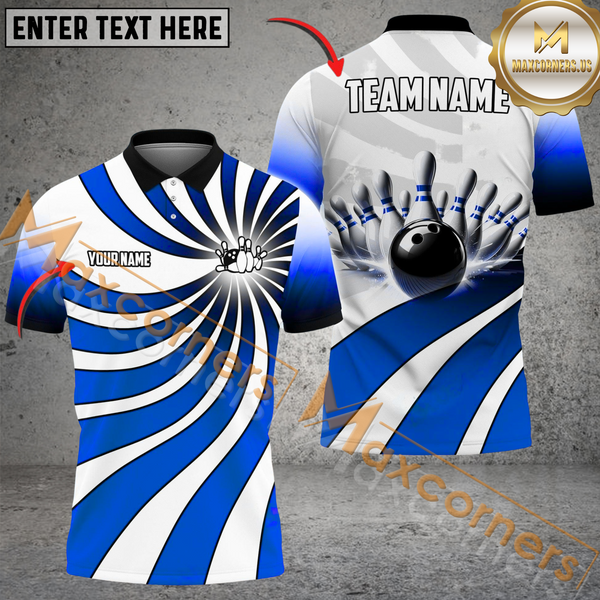 Maxcorners Vortex Bowling Jersey Mutilcolor Option Customized Name, Team Name 3D Shirt