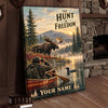 Maxcorners Wildlife Outdoor Mountain Game Animals Personalized Canvas Wall Art