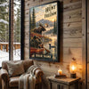 Maxcorners Wildlife Outdoor Mountain Game Animals Personalized Canvas Wall Art