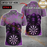 Maxcorners Darts Spider Personalized Name, Team Name 3D Shirt