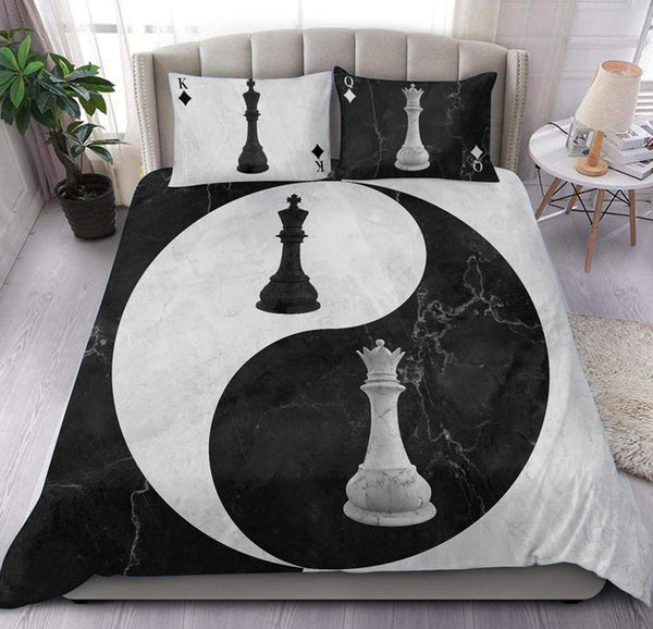 Maxcorners Checkmate Elegance Ensemble Chess Bedding Set