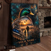 Maxcorners Moose Hunting Hunt Is Freedom Lake Wilderness Personalized Canvas Wall Art