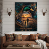 Maxcorners Moose Hunting Hunt Is Freedom Lake Wilderness Personalized Canvas Wall Art
