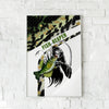 Maxcorners Largemouth Bass Fishing Grim Reaper Camo Style Personalized Name 3D Poster