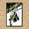 Maxcorners Largemouth Bass Fishing Grim Reaper Camo Style Personalized Name 3D Poster