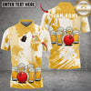 Maxcorners Bowling & Pins Funny Beer Lover Customized Name, Team Name 3D Shirt (4 Colors)