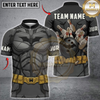 Maxcorners Bowling Superhero Dark Knight Tactical Armor Strike Personalized Name 3D Unisex Shirt