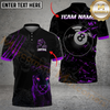 Maxcorners Billiard Ball 8 Leopard Panther Multicolor Customized Name, Team Name 3D Shirt
