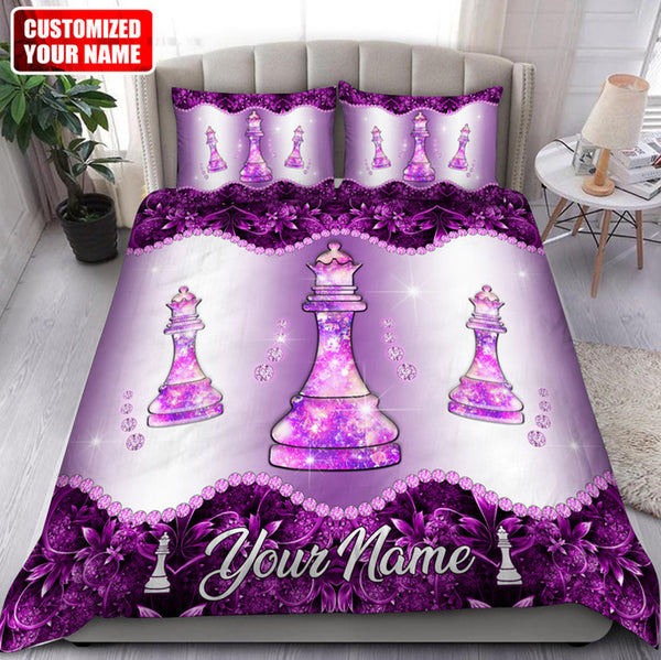 Maxcorners Grandmaster Tactics Duvet Chess Bedding Set