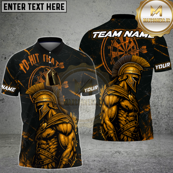 Maxcorners Dart Spartan Shirt I'd Hit That Design Multioptions Personalized Name, Team Name Unisex 3D Shirt (4 Colors)