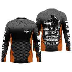 Maxcorners Hook Together, Winning Forever, Fishing Tournament Shirt, SPF Shirt For Men, Presents For Fishermen