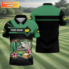 Maxcorners Augusta Golf Master Custom Men's Golf Polo Shirt, Funny Golf Shirt, Gift For Golf Lovers