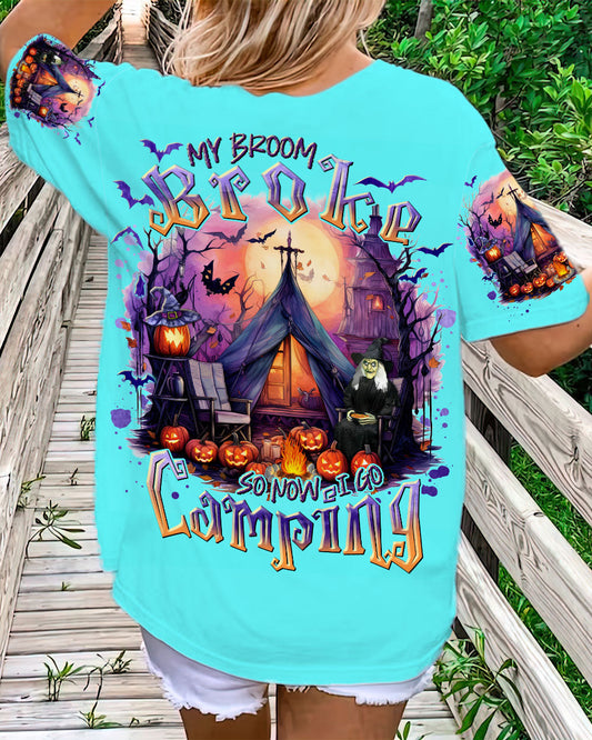 Maxcorners My Broom Broke So Now Halloween Camping All Over Print LM2101