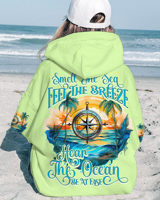 Maxcorners Smell The Sea Feel The Breeze Compass All Over Print LM2101