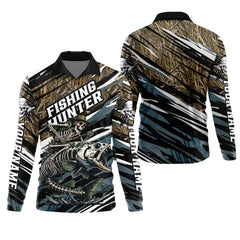 Maxcorners Fishing Hunter Camo Fishing Shirt, UV Protection Shirt, Presents For Fishermen