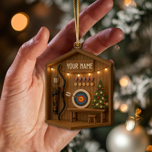 Maxcorners Archery, Home Decor, Christmas Ornament, Personalized Ornament 2D Flat LM2111
