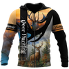 Max Corner Huntaholic 4 Deer Hunting 3D All Over Printed Shirts Gift For Hunter