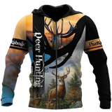 Max Corner Huntaholic 4 Deer Hunting 3D All Over Printed Shirts Gift For Hunter