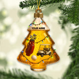 Maxcorners Red Bowling Balls Personalized Christmas Ornament, Gift For Bowling Club Members MT1611