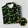 Maxcorners Three Leaf Clover Golf And Beer St Patrick's Day Black Golf Shirt, Women's Golf Shirts, Ladies Golf Polos