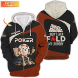 Custom Poker Shirts, Custom Poker Chips T Shirt, I Don’t Fold My Laundry, Poker Gift for Lover