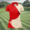 Maxcorners Funny Boobs Design Hawaiian Golf Shirt, Dirty Humor Women's Golf Shirt, Hawaiian Golf Shirt, Golf Polo For Women LM1507
