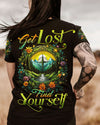 Maxcorners Get Lost Find Yourself Compass All Over Print LM2101