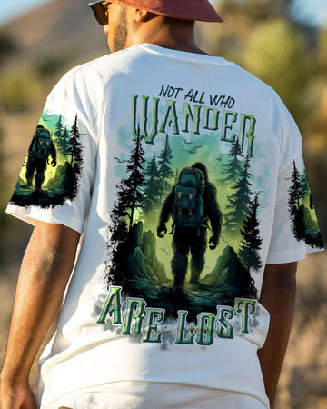 Maxcorners Not All Who Wander Are Lost Bigfoot All Over Print LM2101
