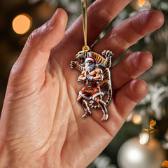 Maxcorners Custom Name Muay Thai Ornament, Christmas Gift for Muay Thai Lover 2D Flat LM2111