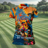 Maxcorners Retired Parrot Flamingo Pirate Tropical Golf Shirt, Women’s Golf Polo, Ladies Golf Shirts, Printed Golf Shirt LM1507