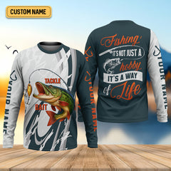 Maxcorners Tackle Bait Fishing UPF Shirts, Men's Fishing Shirts Long Sleeve, Presents For Fishermen, Men's Fishing Shirt