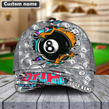 Maxcorners Billiards Drip and Drop Ball Personalized Name Cap