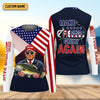 Maxcorners Make Fishing Great Again Patriotic Fishing Shirt, American Flag Fishing Shirt, SPF Long Sleeve Shirts Womens