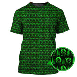 Maxcorners Bigfoot Golf Pattern Shirt, Funny Sasquatch Golf Polos, Golf Gift for Men, Crazy Golf Shirts For Golfers