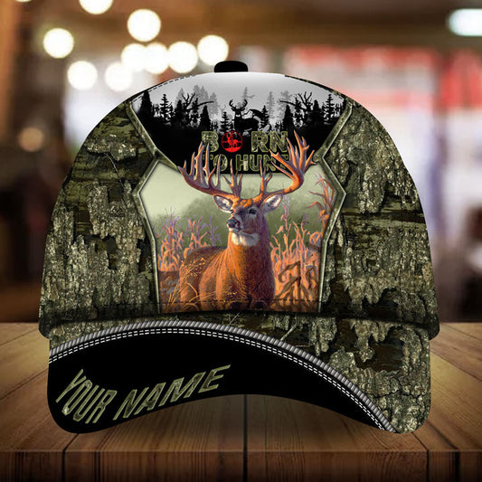 Maxcorners Midsummer Feast Hunting Deer Personalized Hats 3D Multicolored