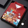 Maxcorners Women's Funny Santa Surfing Golf Shirt, Christmas Golf Shirt, Women’s Golf Apparel LM1507