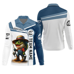 Maxcorners Largemouth Bass Fishing Team Shirt, UV Protection Shirt, Fishing Jersey, Men Long Sleeve Shirt