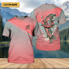 Maxcorners Custom Funny Fishing Shirt for Men, Snorkeling Fish Summer Beach, Fishing UPF Shirts