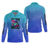 Maxcorners Crappie Mood Blue Neon Fishing UPF Shirts, Fishing Jersey, Funny Fishing Shirt, Gift For Fisherman