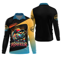 Maxcorners Weekend Hooker Performance Fishing Shirts, SPF Shirt For Men, Hooded Fishing Shirt, Fishing Shirts For Men